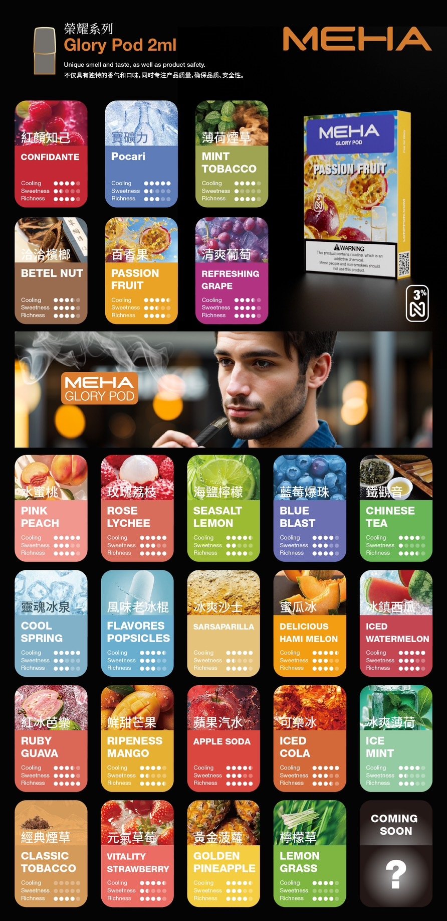 MEHA魅嗨煙彈❤️一代通用❤️3顆入